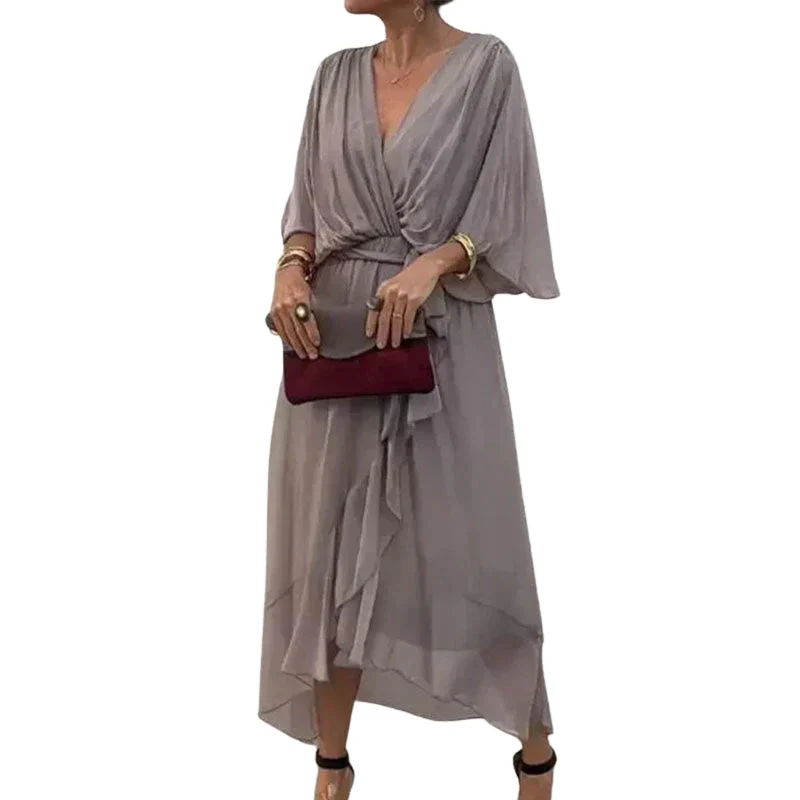 Luisa – V-neck shirt with batwing sleeves - Image 5
