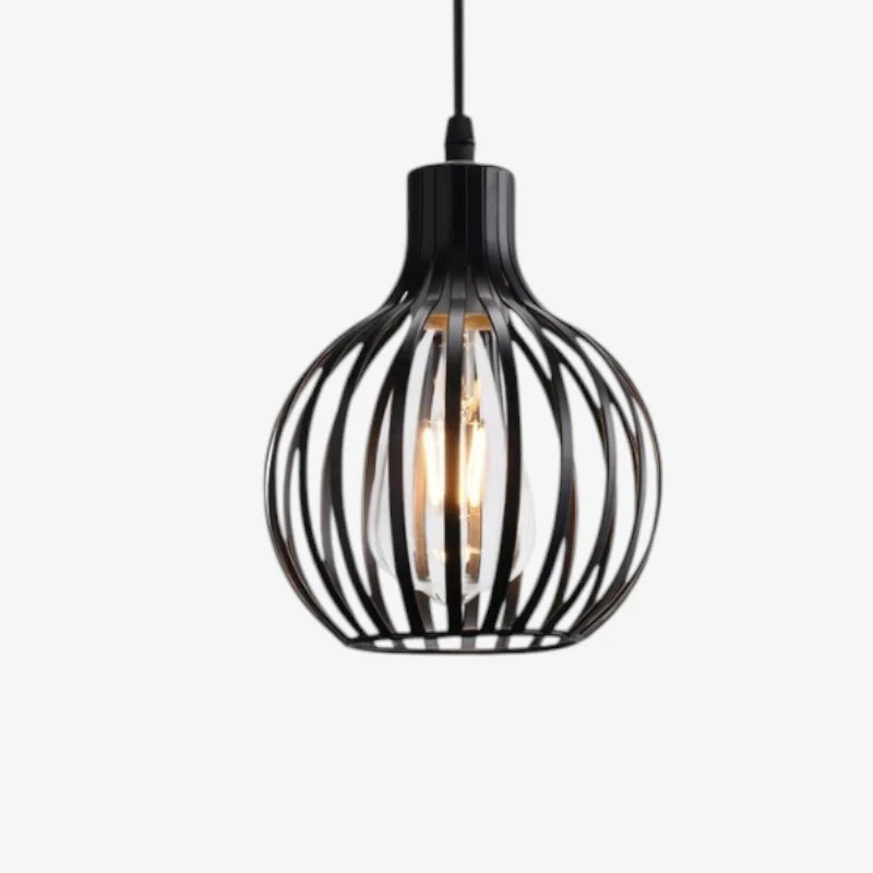 LumaCage – Round Head Ceiling Lamp with Cage Design - Image 2