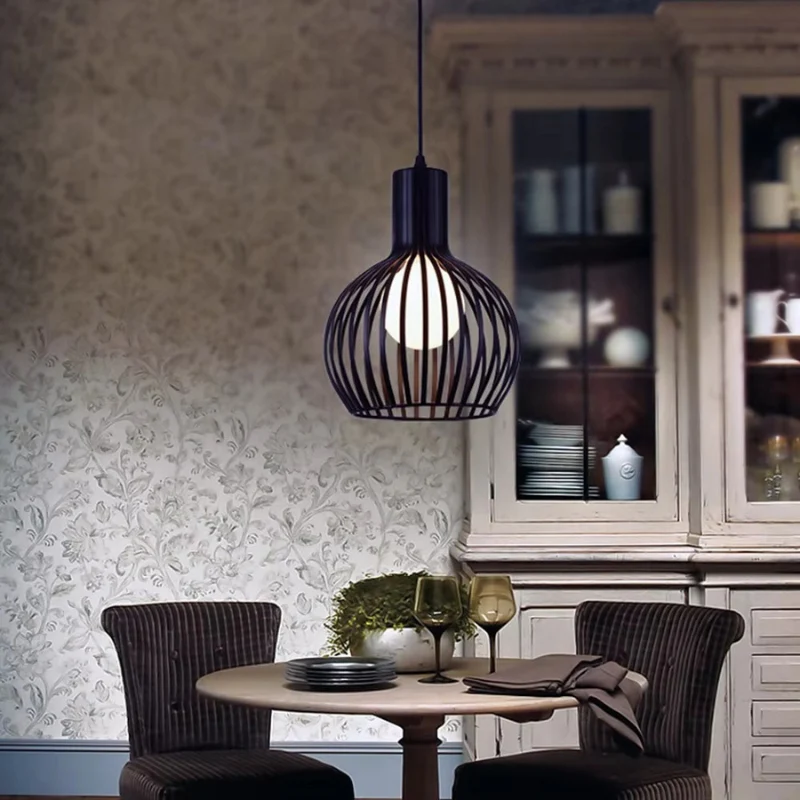 LumaCage – Round Head Ceiling Lamp with Cage Design - Image 3