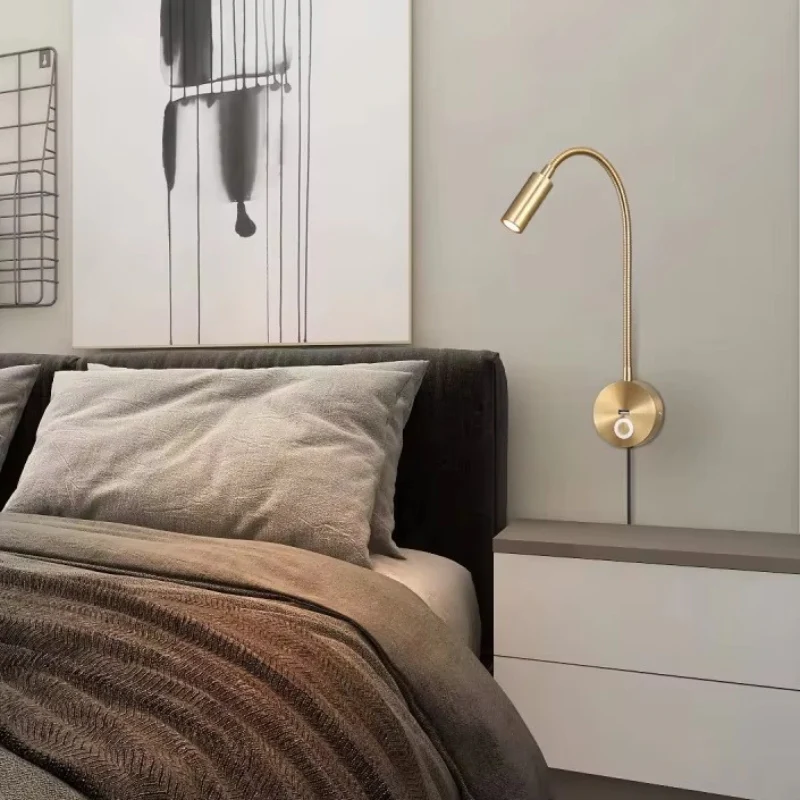 LumaFlex – LED Wall Lamp with Adjustable Neck and Button Control - Image 4