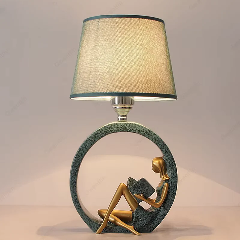 LumaGlow – Reading Girl Table Lamp for Living Rooms - Image 4