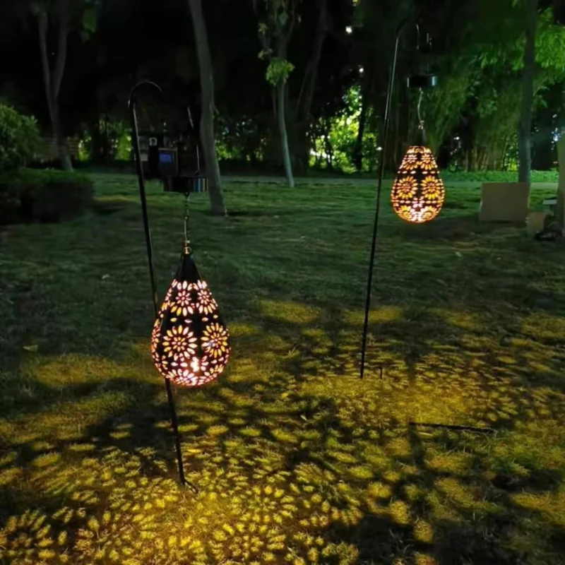 LumaPetal – Modern Lantern with Flower Petal Pattern - Image 3