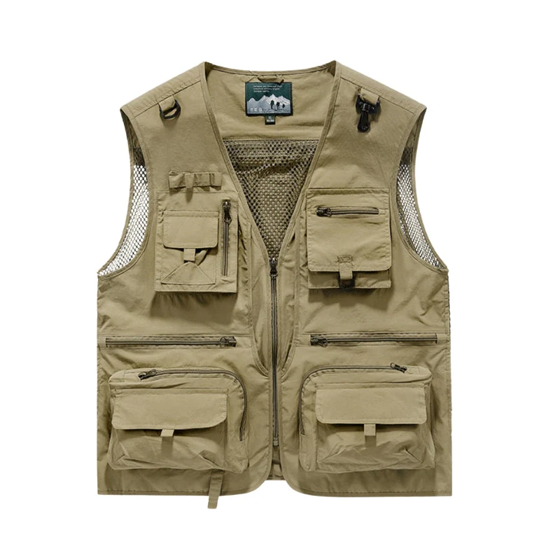 Markus – Sleeveless Outdoor Vest with Zipper + Multiple Pockets - Image 2