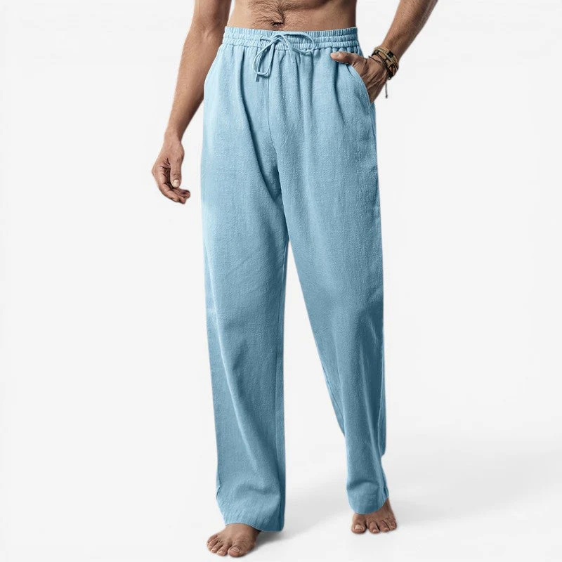 Men's Waist Pants with Adjustable Drawstring - Image 7