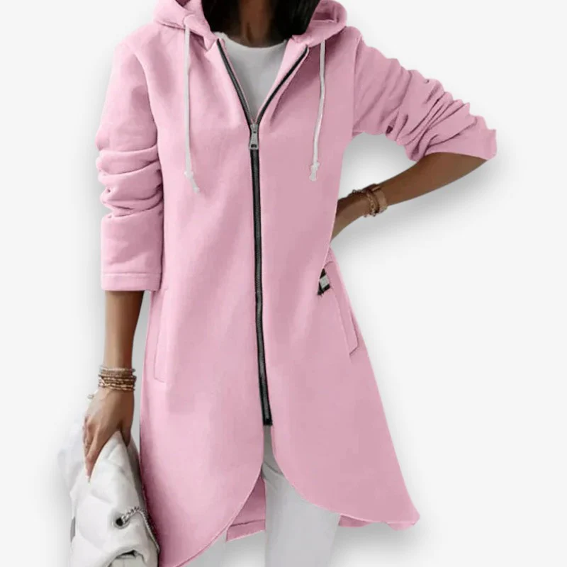 Mia – Long Sleeve Zip Hoodie - Image 5