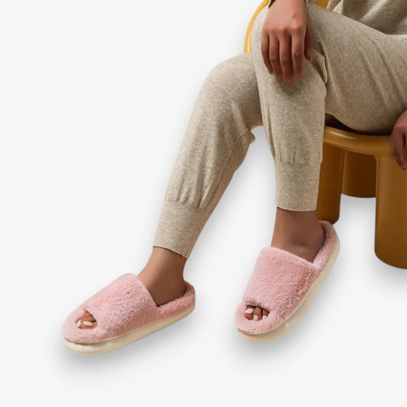 Mia – Slippers with Non-Slip Sole & Faux Fur - Image 3