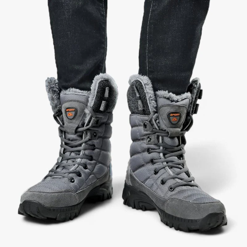 Michael – Men's boots with high buckle and lace-up fastening - Image 3