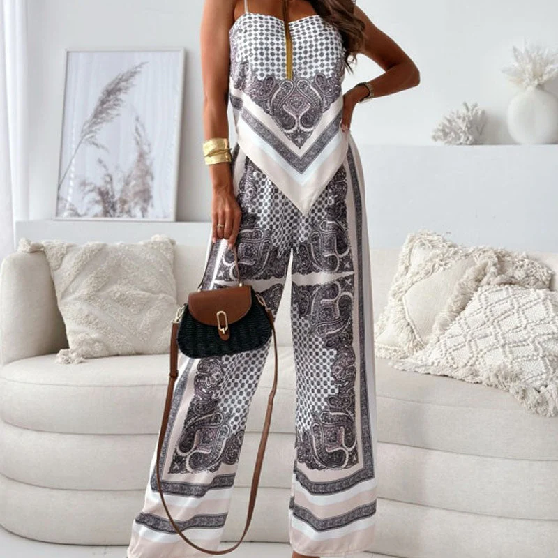 Michelle – Two-piece set with printed waistcoat & tailored trousers - Image 9