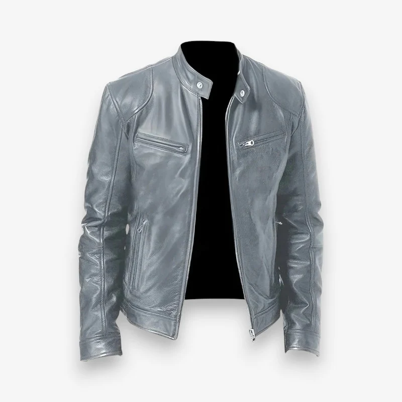 Milan – Slim Fit Zip-Up Jacket with Multiple Pockets - Image 2