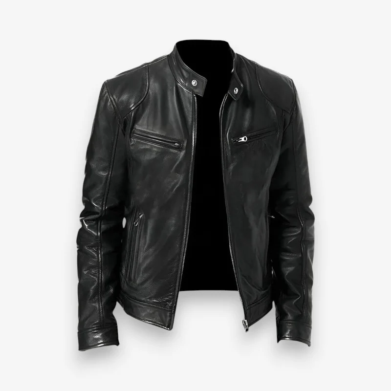 Milan – Slim Fit Zip-Up Jacket with Multiple Pockets - Image 9