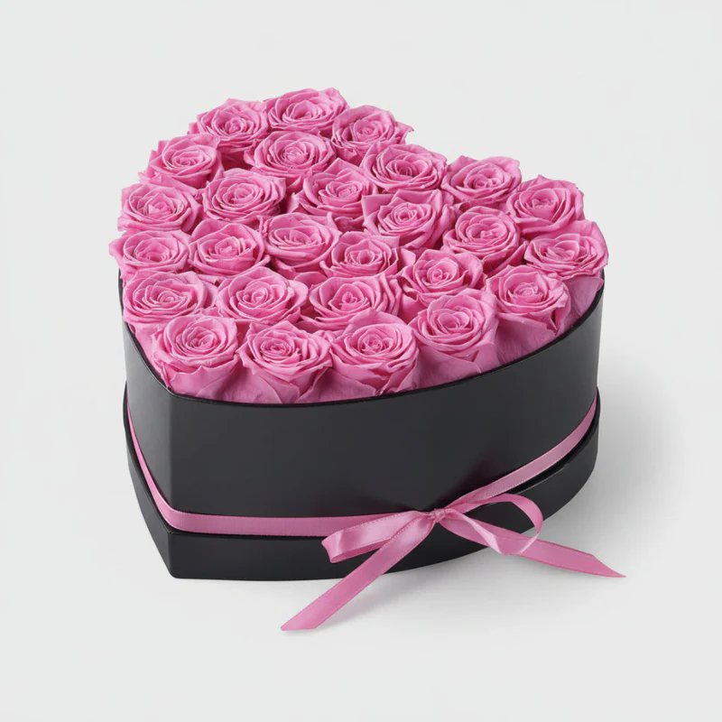 Heart-Shaped Rose Flower Box - Image 6