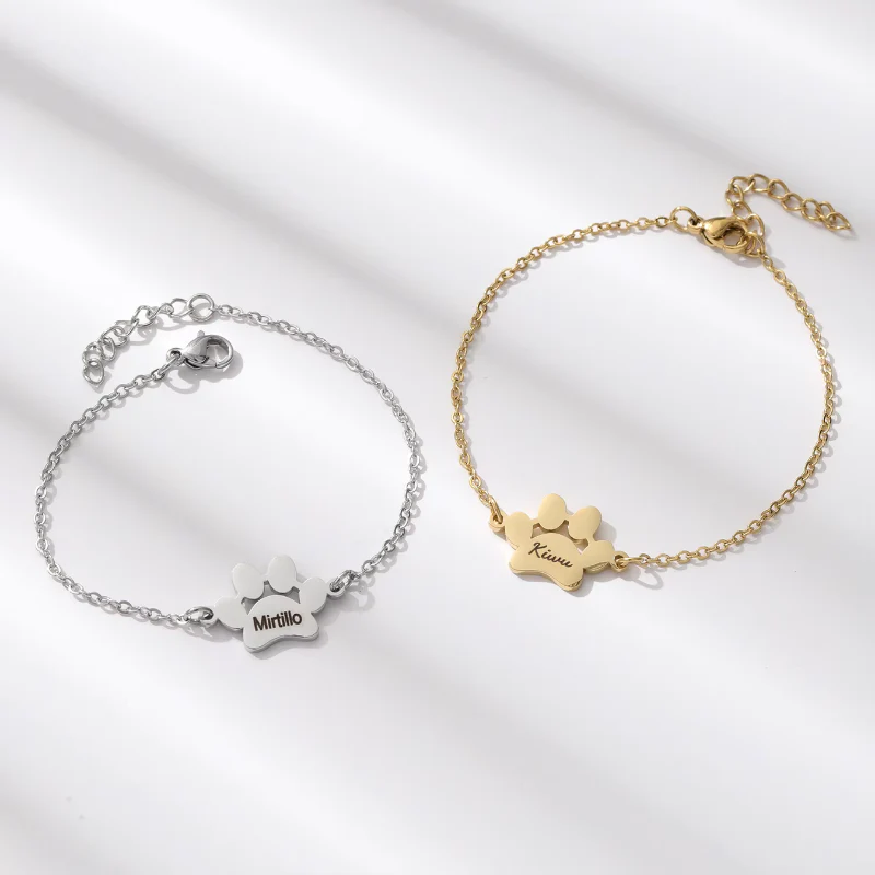 Paw Pendant Adjustable Bracelet - Image 6