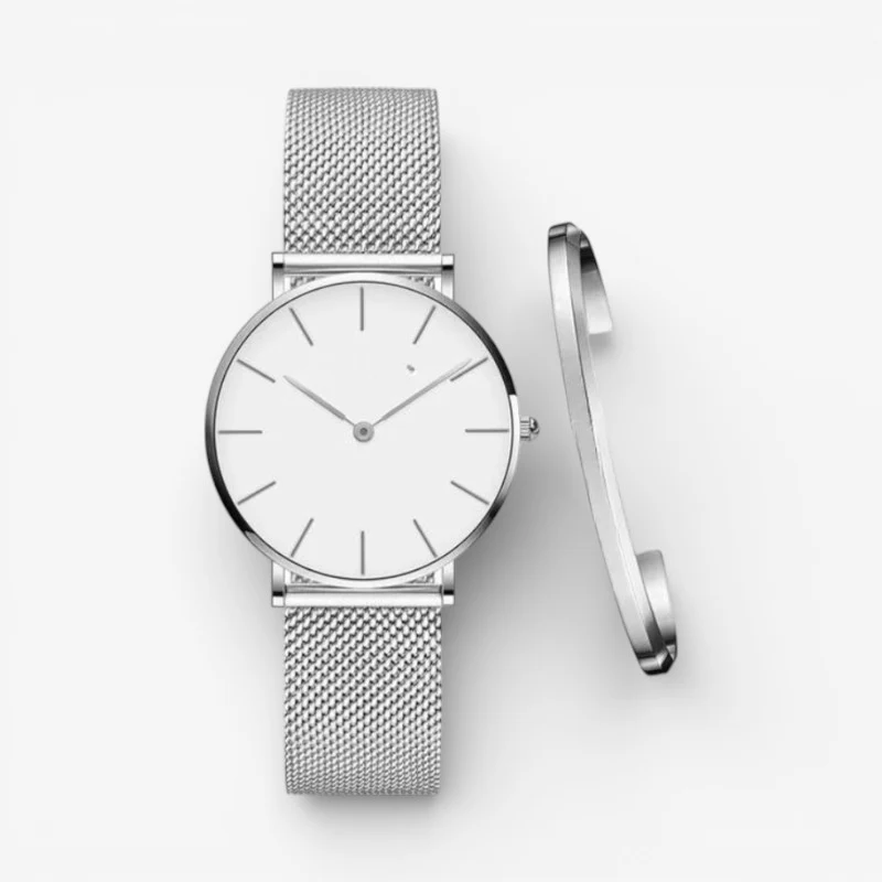 Watch with Adjustable Strap and Matching Bracelet - Image 4