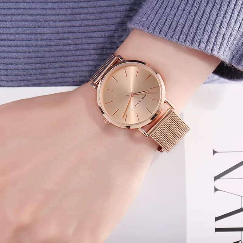Watch with Adjustable Strap and Matching Bracelet - Image 5