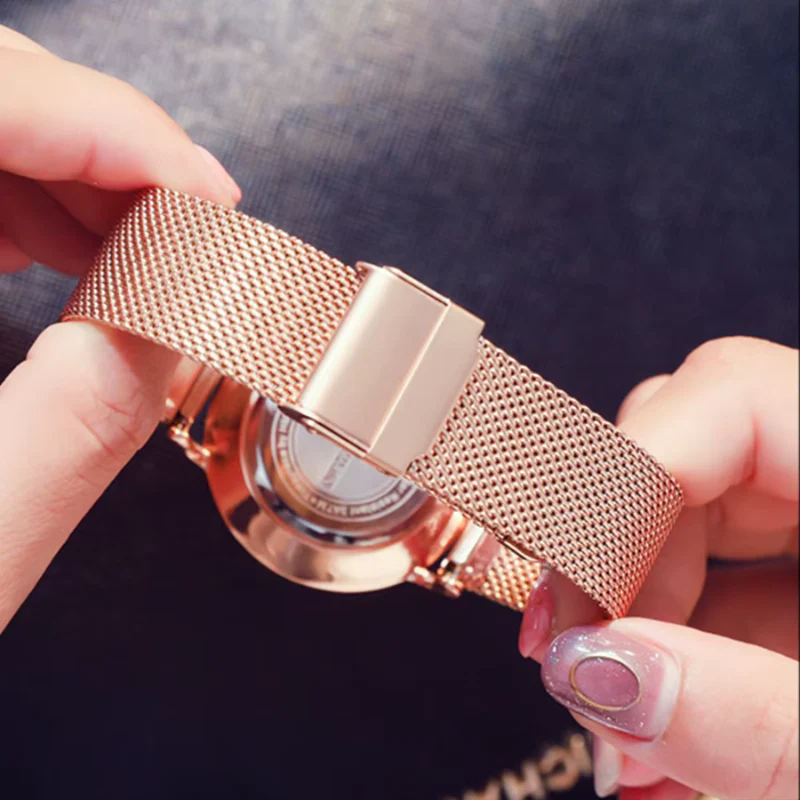Watch with Adjustable Strap and Matching Bracelet - Image 7