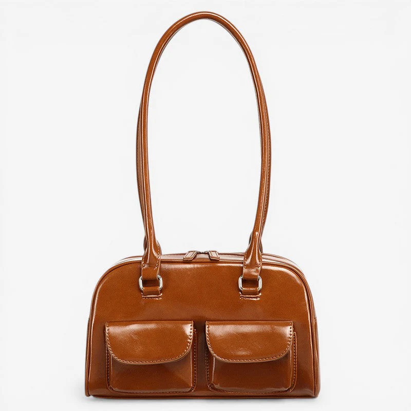 Multi-Pocket Womens Handbag with Handle - Image 5