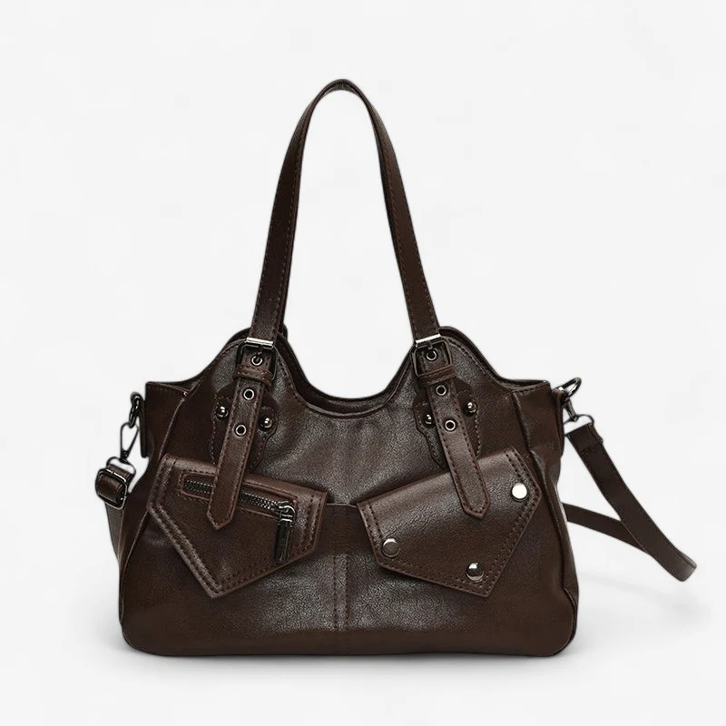 Naomi – Handbag with Multiple Zipper Pockets and Adjustable Strap - Image 3
