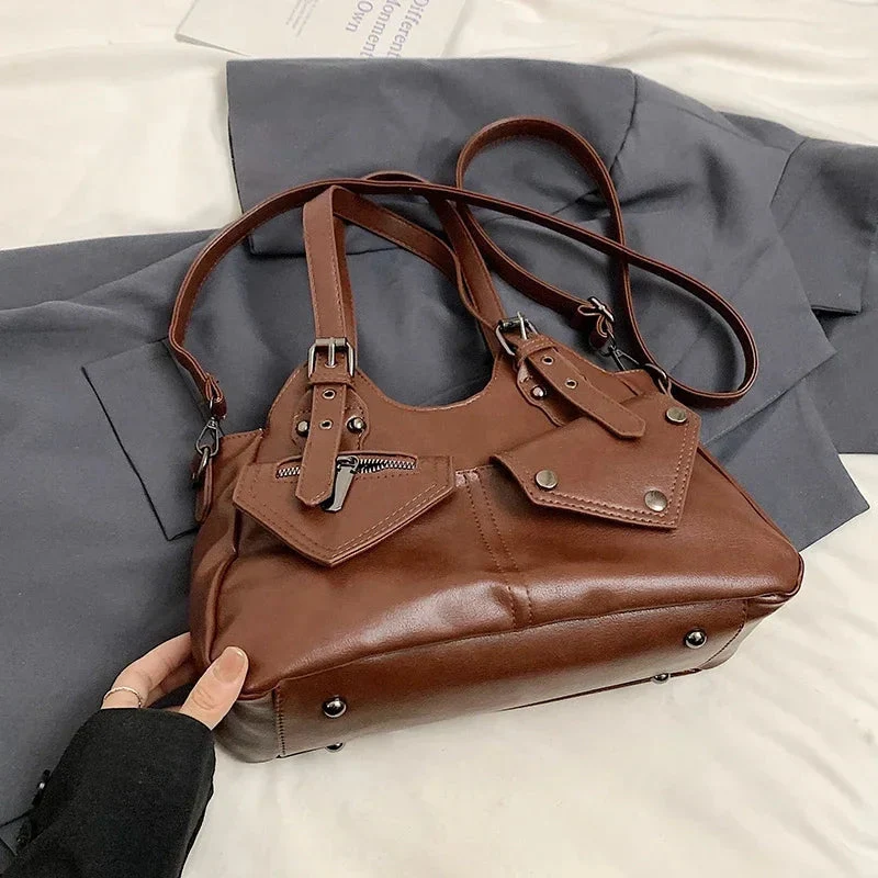 Naomi – Handbag with Multiple Zipper Pockets and Adjustable Strap - Image 8