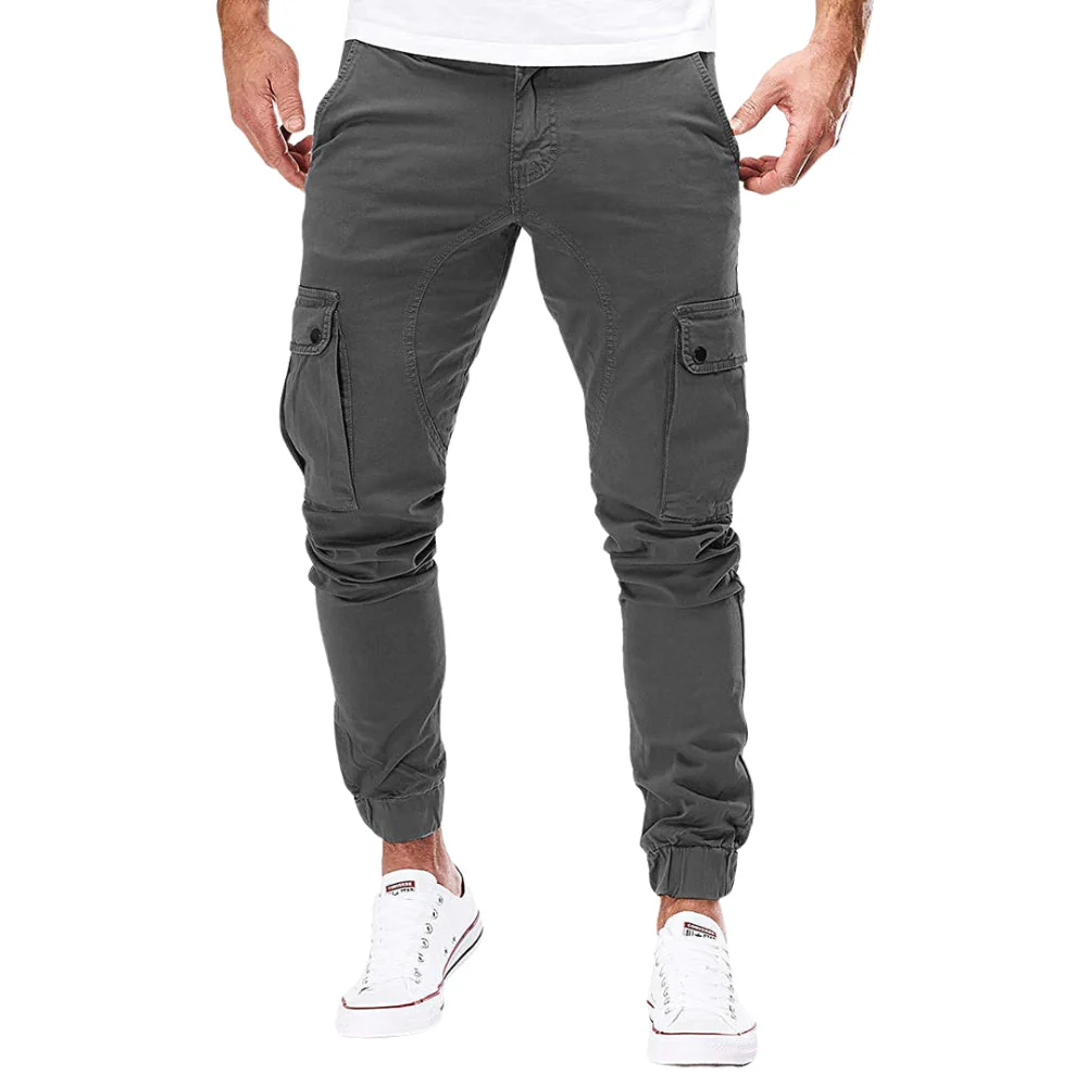 Noah – Men's Straight Leg Cargo Pants with Multiple Pockets | Adjustable Waistband | Durable Fabric for Everyday Use - Image 4