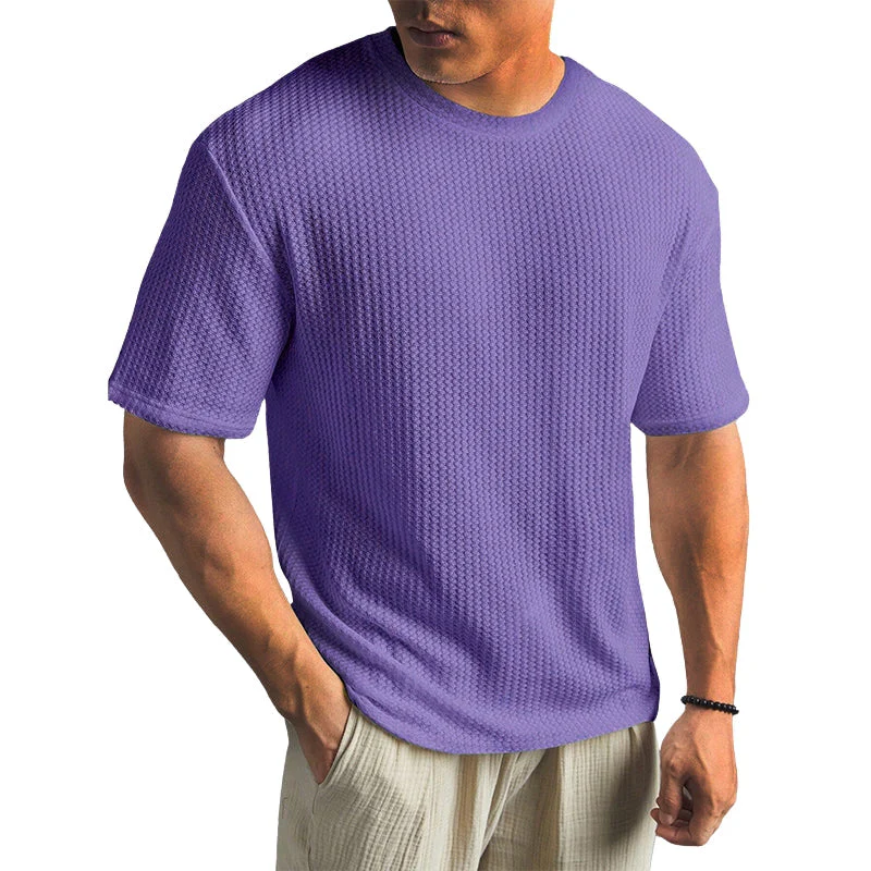 Noah – Short Sleeve T-shirt with Round Neck - Image 4