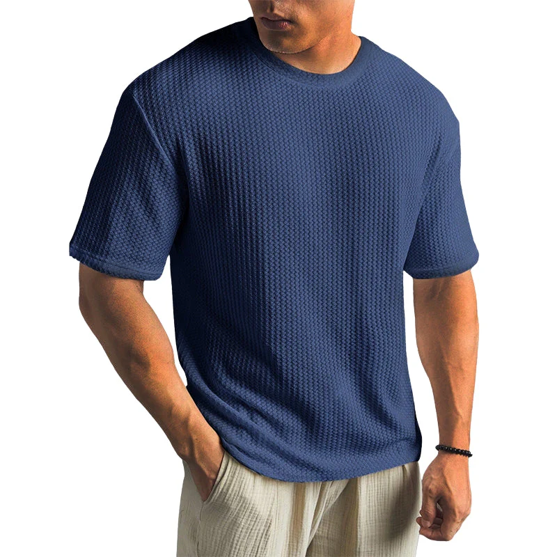 Noah – Short Sleeve T-shirt with Round Neck - Image 7