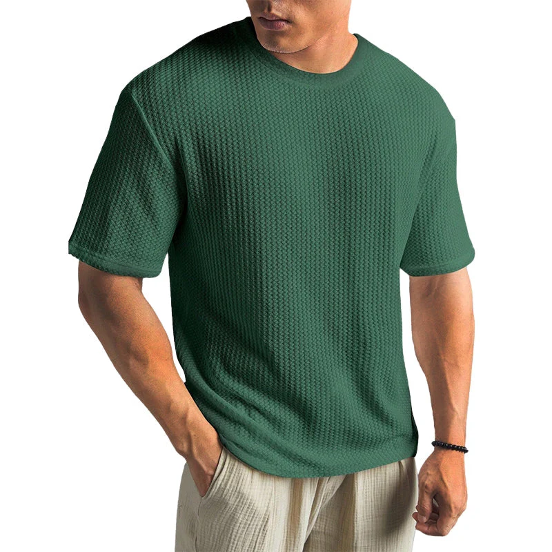 Noah – Short Sleeve T-shirt with Round Neck - Image 8