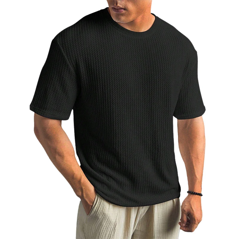 Noah – Short Sleeve T-shirt with Round Neck - Image 9