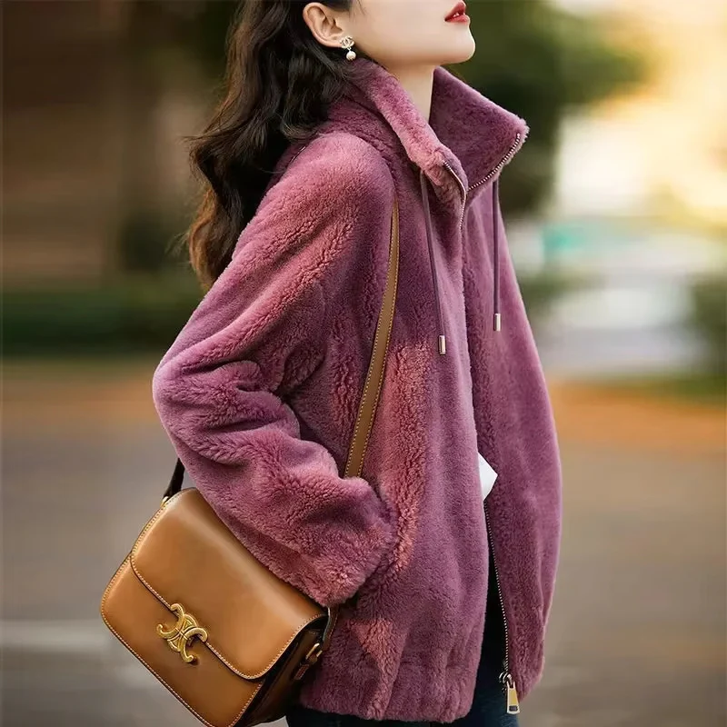 Nolan – Fleece-lined jacket with stand-up collar and zip closure - Image 7