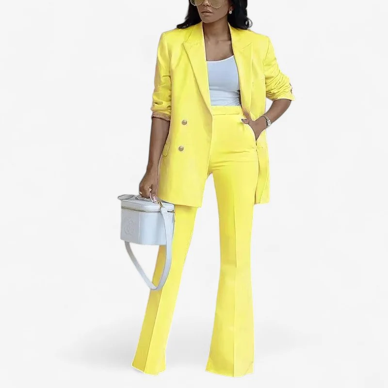 Nova – 2-Piece Set with Button-Down Blazer & Wide-Leg Pants - Image 4