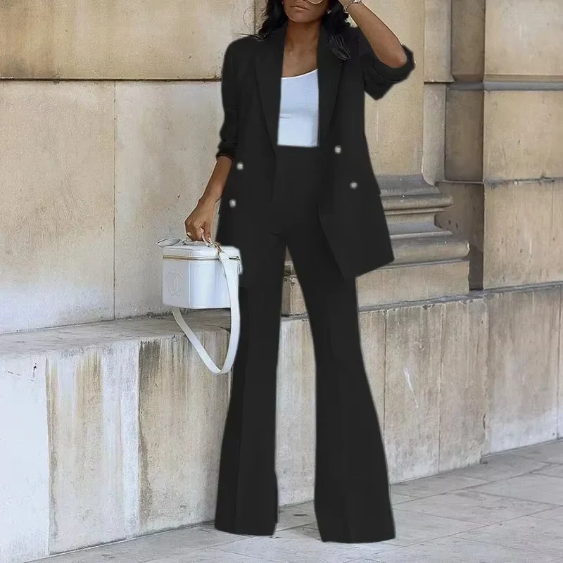 Nova – 2-Piece Set with Button-Down Blazer & Wide-Leg Pants - Image 8