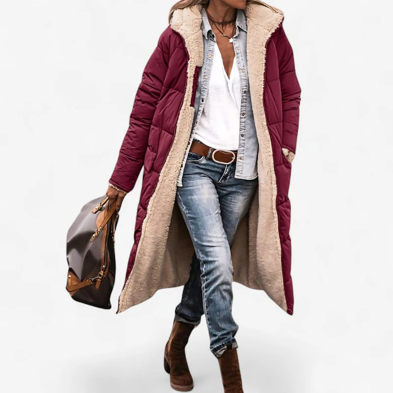 Olivia – Long-Sleeved Coat with Practical Pockets - Image 5