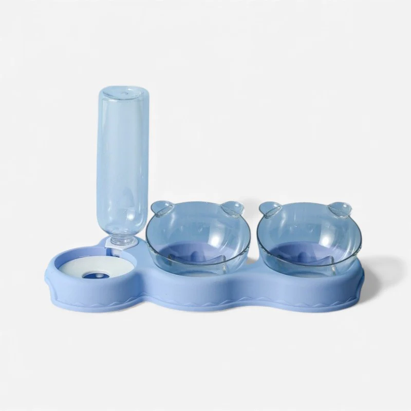 PawBella – Double Pet Bowl with Water Dispenser - Image 2