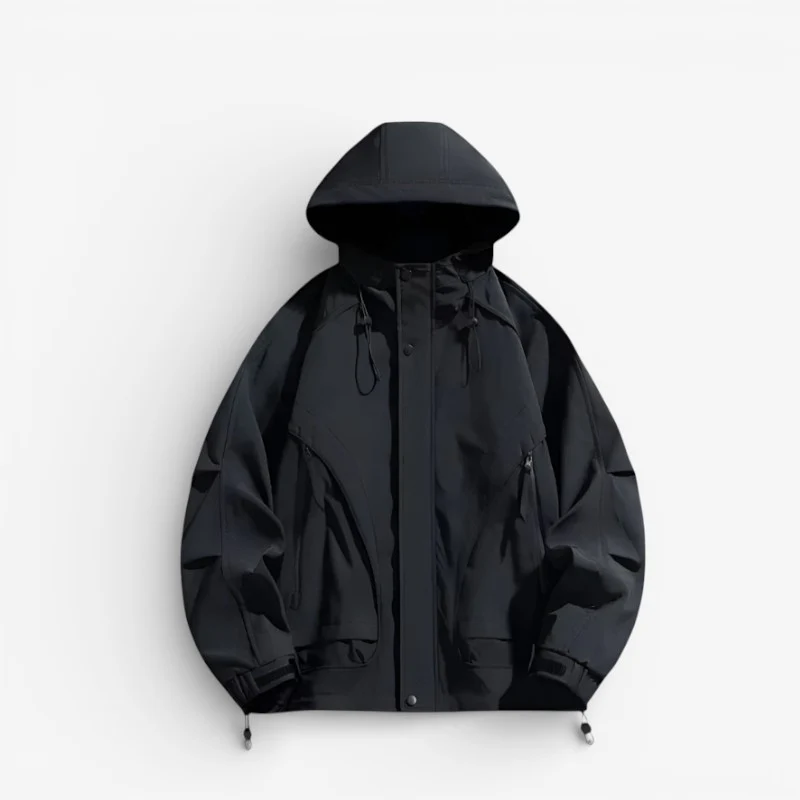 Penny – Women's Coat with Hood & Zipper Pocket