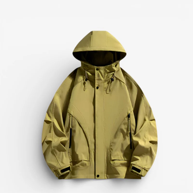 Penny – Women's Coat with Hood & Zipper Pocket - Image 4