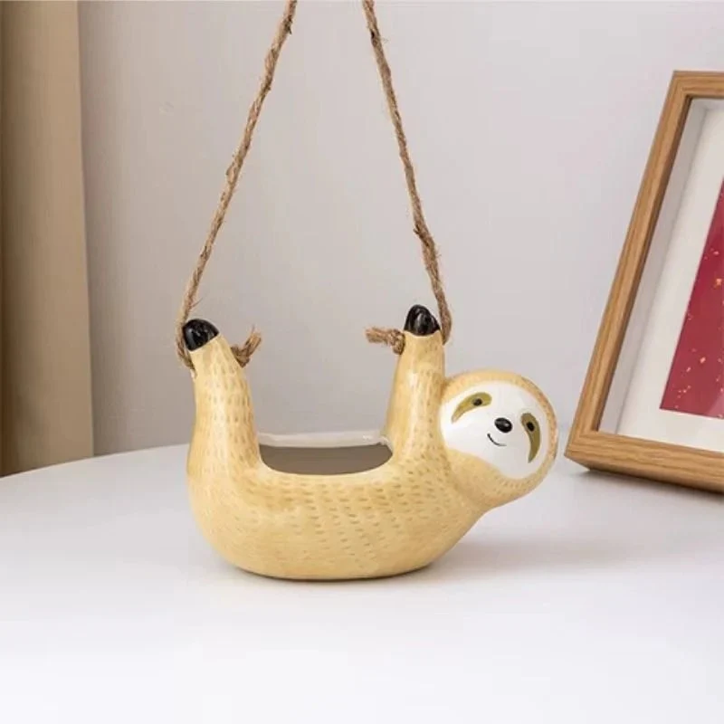 PetalPals – Hanging Flower Pot in Animal Shape with Band - Image 4