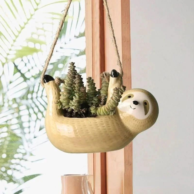 PetalPals – Hanging Flower Pot in Animal Shape with Band - Image 5