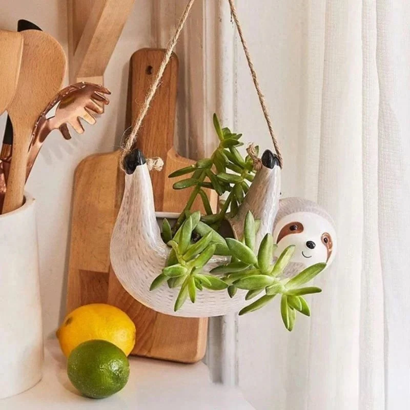 PetalPals – Hanging Flower Pot in Animal Shape with Band - Image 8