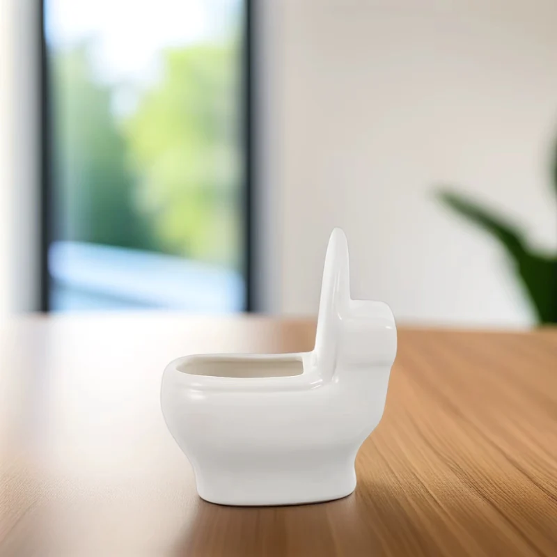 PottyCharm – Toilet-Shaped Succulent Planter - Image 3