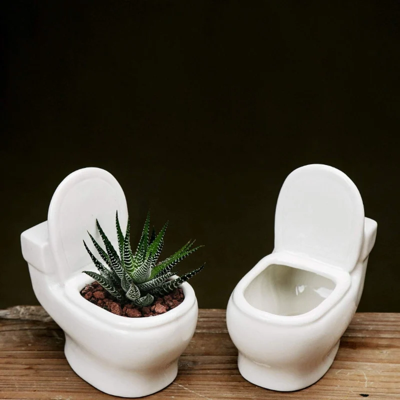 PottyCharm – Toilet-Shaped Succulent Planter - Image 5