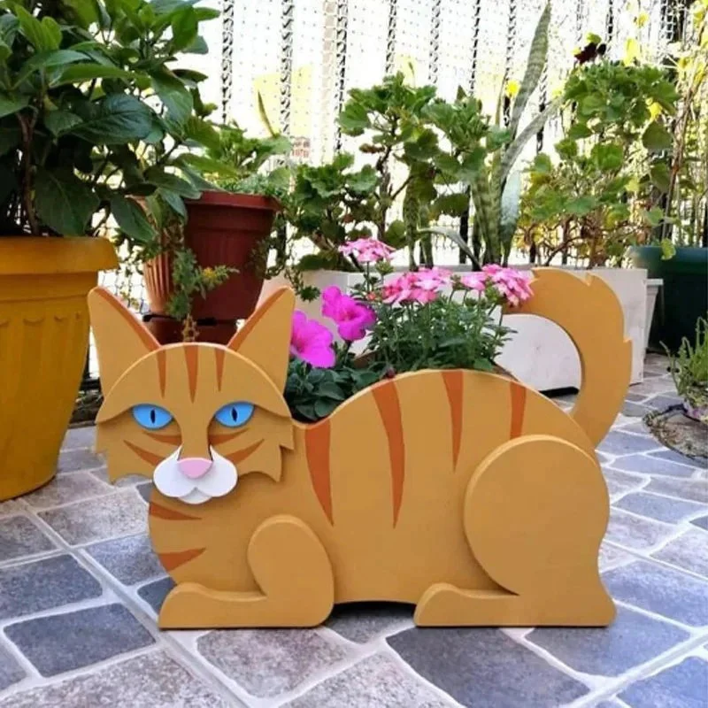 PurrBloom – Decorative Flower Vase in Cat Shape - Image 7