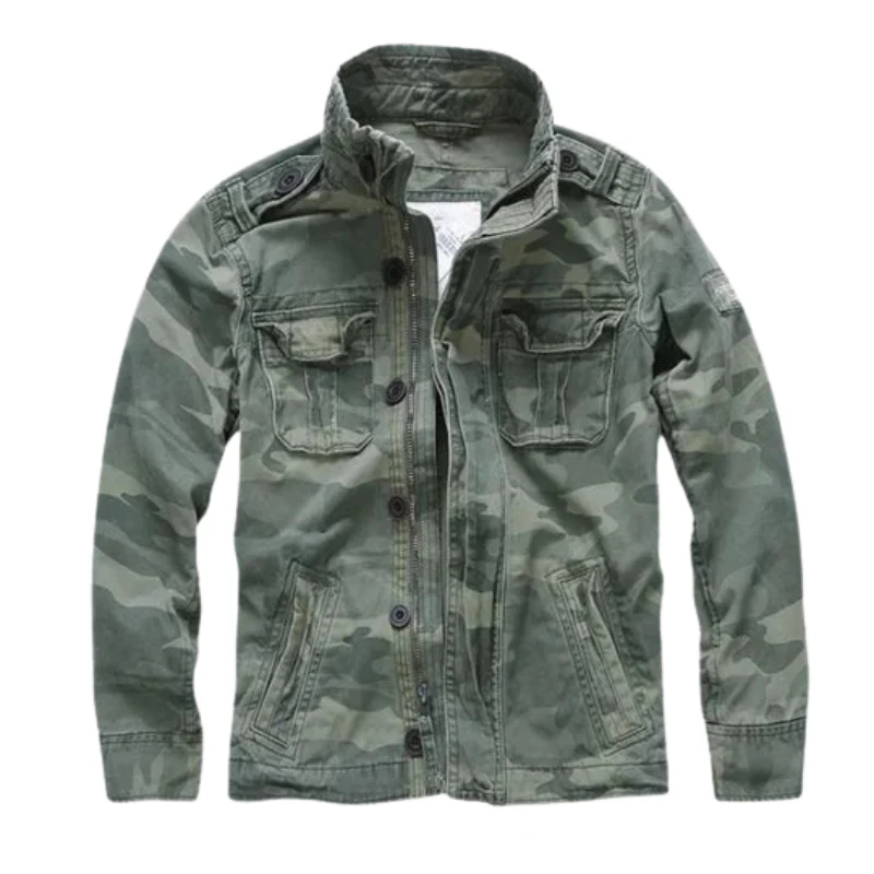 Rasmus – Long-Sleeved Cotton Jacket with Zip - Image 3