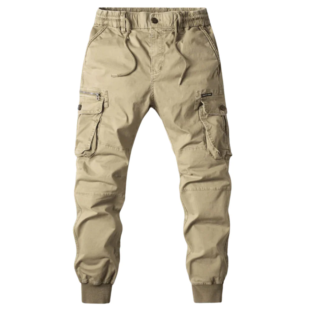 Roel – Cargo Pants with Drawstring Waist and Multiple Pockets | Relaxed Fit for Freedom of Movement | Sleek, Functional, and Everyday Comfort - Image 6