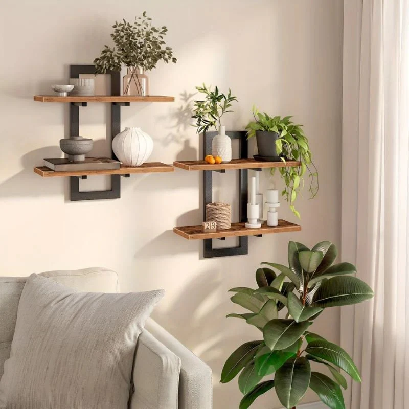 ShelfForge – Double-Decker Wall Shelf for Organized Indoor Use - Image 4