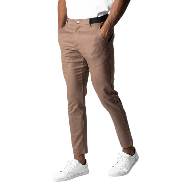 Silvan – Slim Fit Trousers with Elastic Waistband and Side Pockets - Image 5