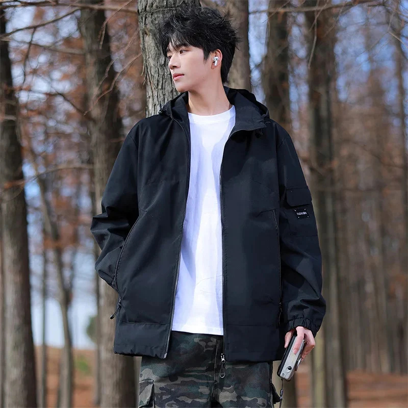 SkyHaven – Hooded Jacket with Long Sleeves and Pockets - Image 6
