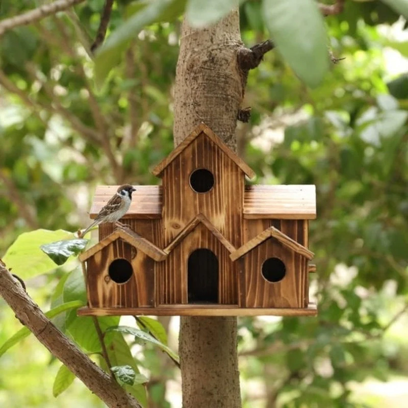 SkyNest – Hanging birdhouse with 5 entrances - Image 5