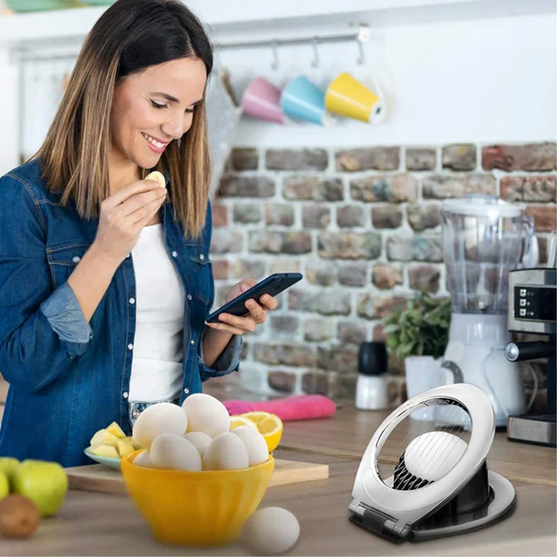 SliceEase – Double frame egg slicer with non-slip base - Image 5