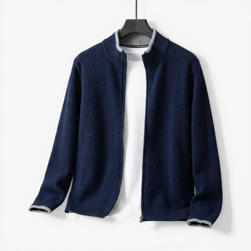 Slim Fit Zip-Up Sweater - Image 2
