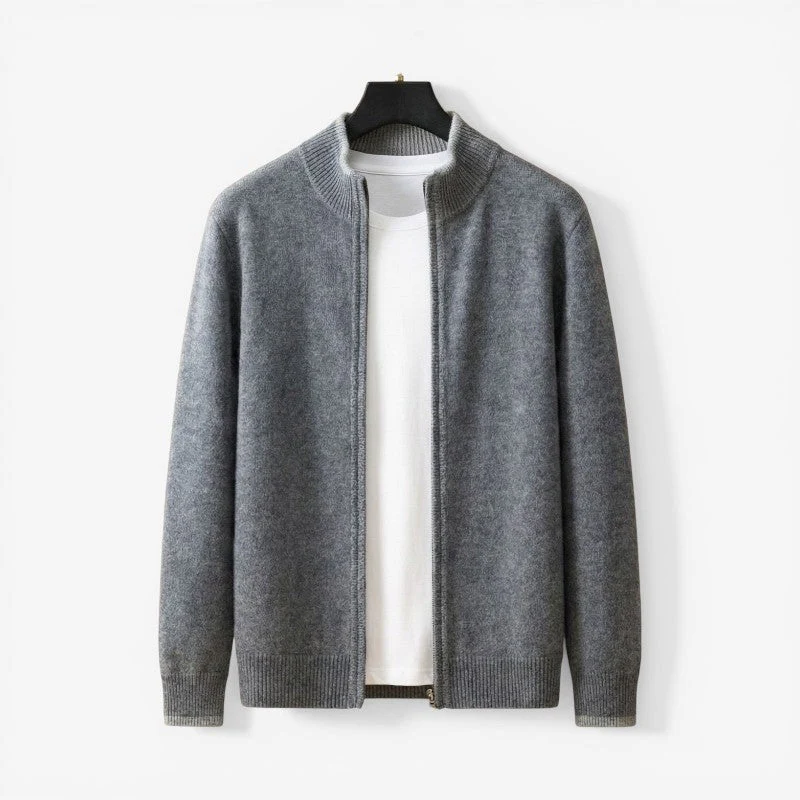 Slim Fit Zip-Up Sweater - Image 3