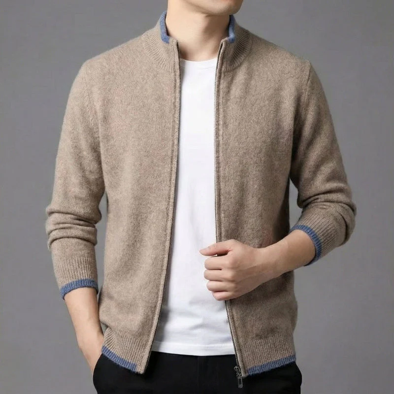 Slim Fit Zip-Up Sweater - Image 5